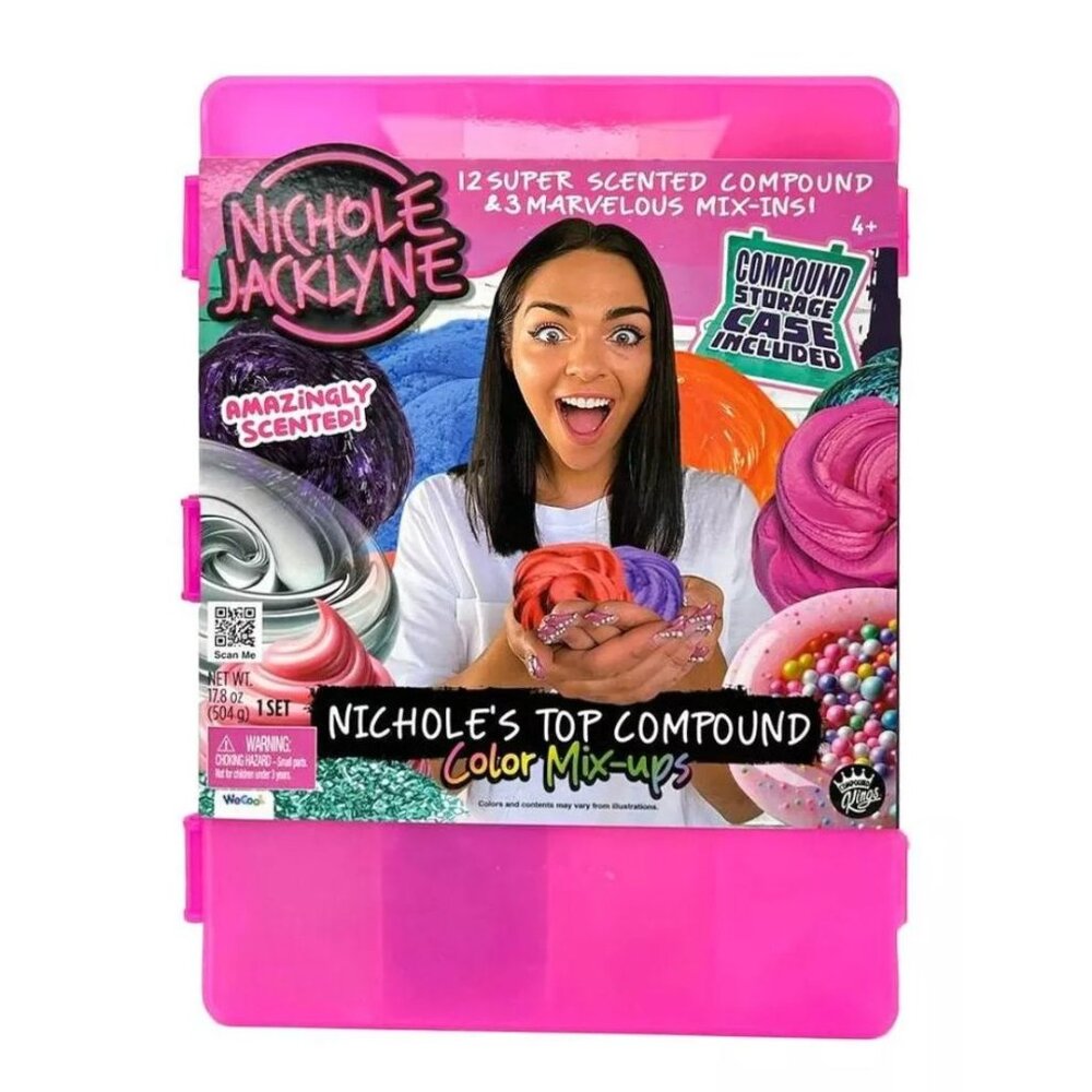 Nichole Jacklyne Scented Top Compound Color Mix-Ups Kit With Storage Case